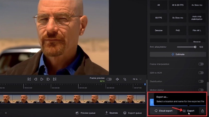 Topaz Video Enhancer AI:videokwaliteit opschalen en herstellen | Handleiding en workflow