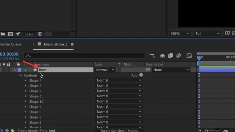 Animeer lijnstreken in After Effects:een uitgebreide gids 