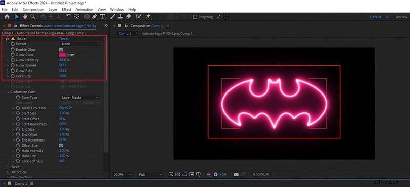 Lichteffecten beheersen in After Effects met de Sabre Plugin 