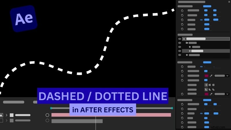 After Effects:maak stippellijnen en stippellijnen - een beginnershandleiding 