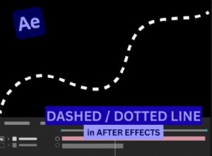 After Effects:maak stippellijnen en stippellijnen - een beginnershandleiding 