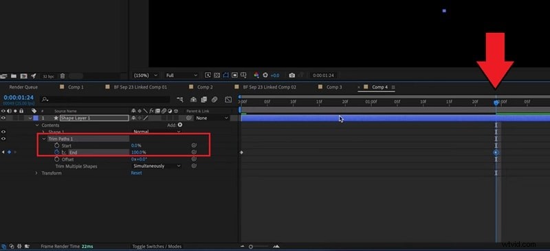 After Effects:maak stippellijnen en stippellijnen - een beginnershandleiding 