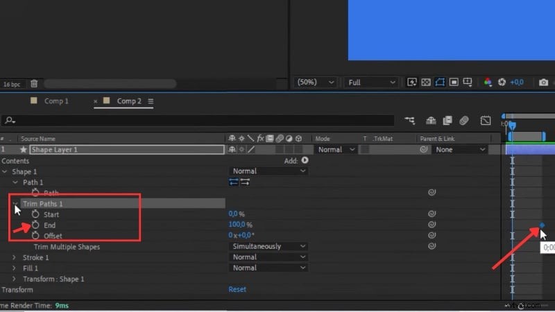 After Effects-lijnanimatie:een uitgebreide handleiding (met snelle tip) 