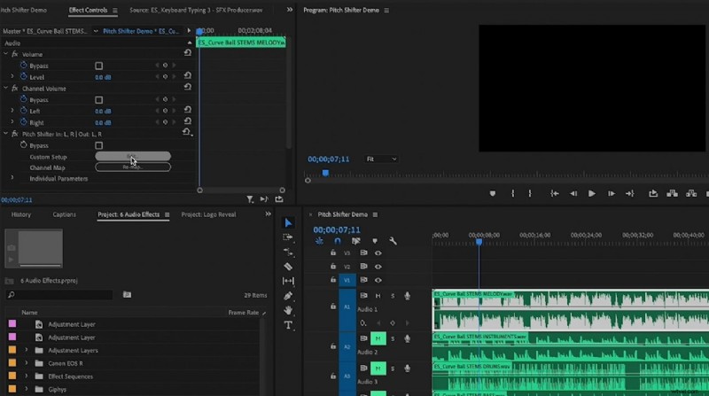Premiere Pro Pitch Shifter:stemmanipulatie en creatieve effecten 