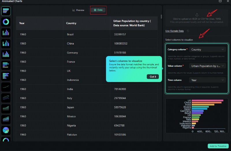 Beste racemakers zonder code in staafdiagrammen:maak boeiende gegevensvideo s 
