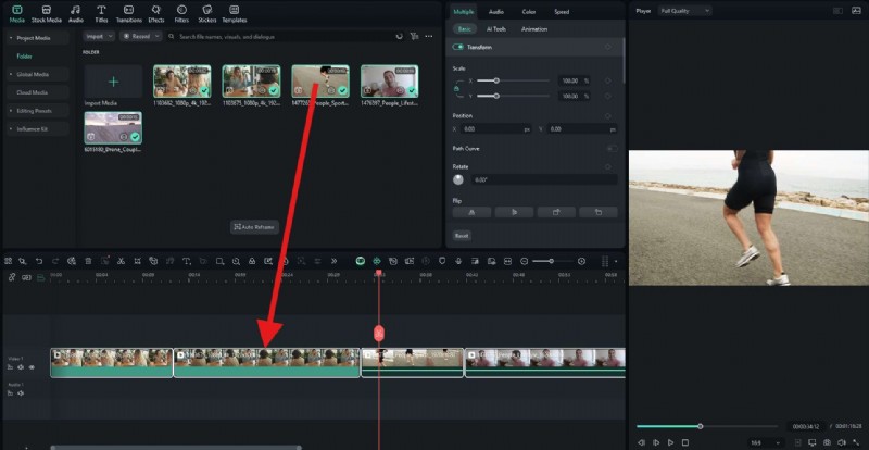 Premiere Pro Track Select Tool:masterclipsynchronisatie en efficiënte bewerking 