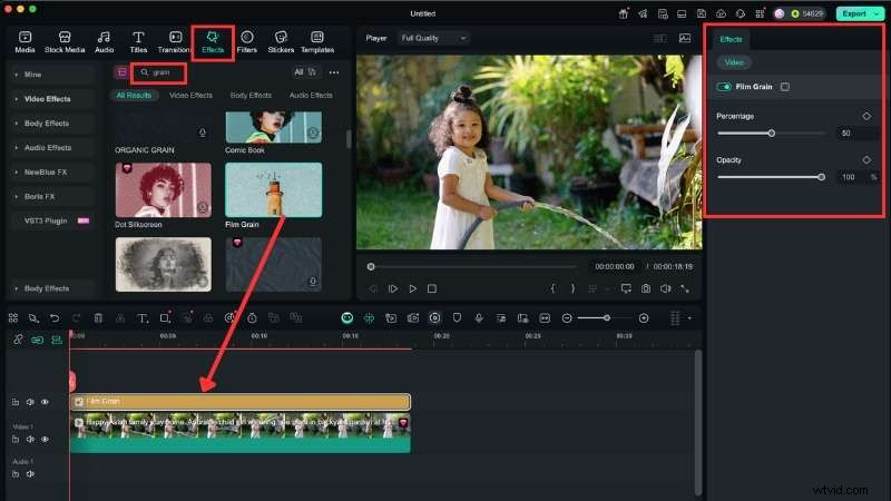 Maak vintage filmrollen uit de jaren 20 in Filmora:een stapsgewijze handleiding 