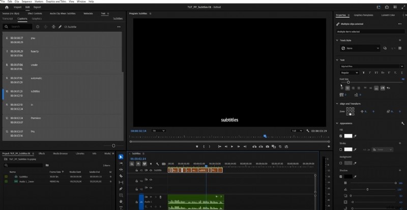 Premiere Pro versus Filmora:AI-ondertiteling voor video-inhoud 