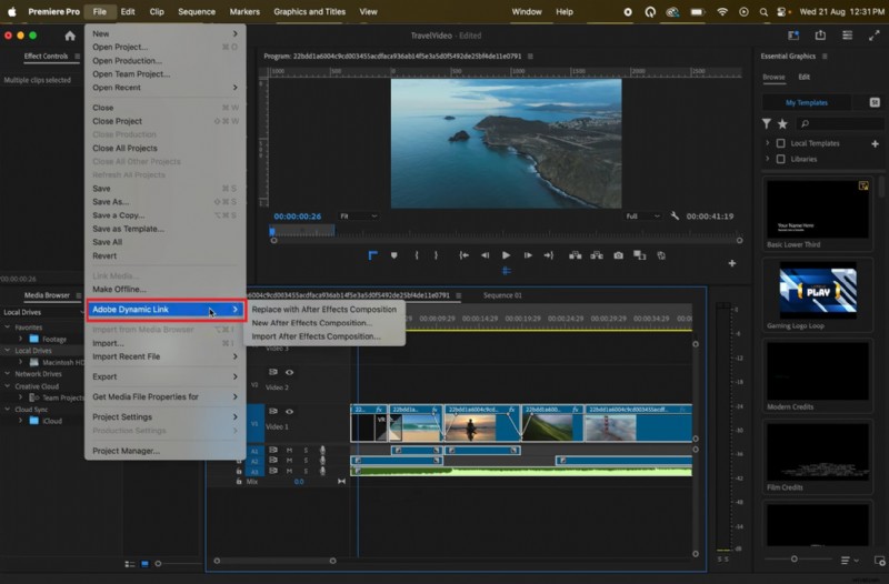 Optimaliseer uw bewerkingsworkflow:Premiere Pro en After Effects Dynamic Link (2026) 