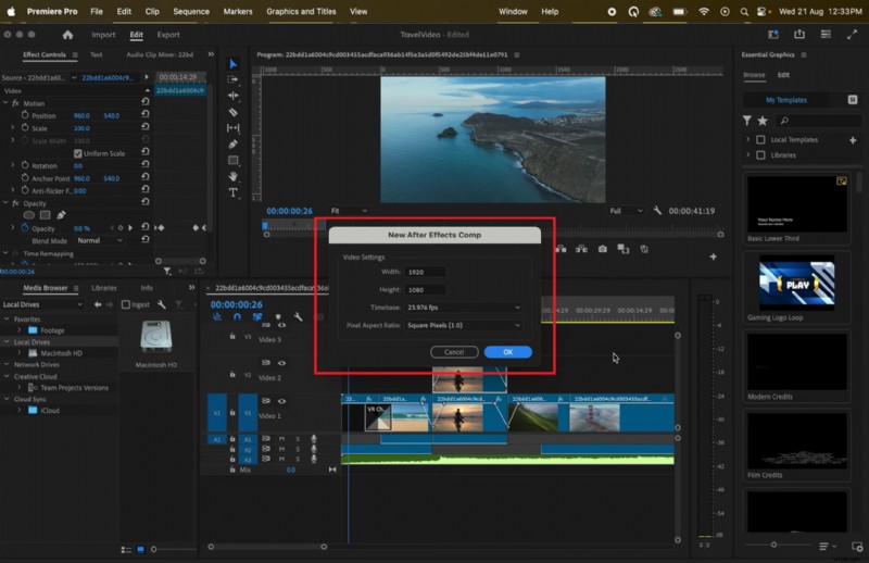 Optimaliseer uw bewerkingsworkflow:Premiere Pro en After Effects Dynamic Link (2026) 