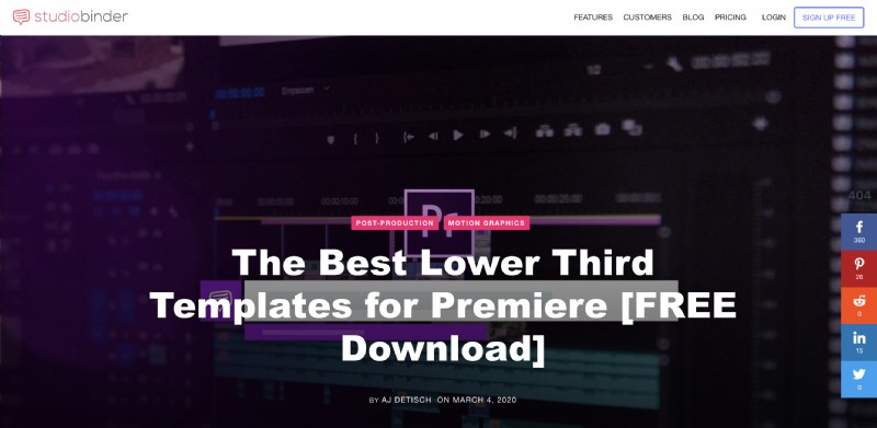 Premiere Pro Lower Thirds:sjablonen, maatwerk en best practices 