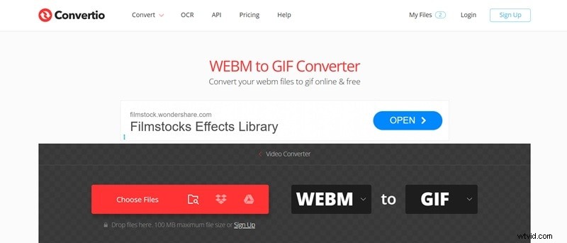 Converteer WebM naar GIF:Top 6 gratis en betrouwbare online tools 