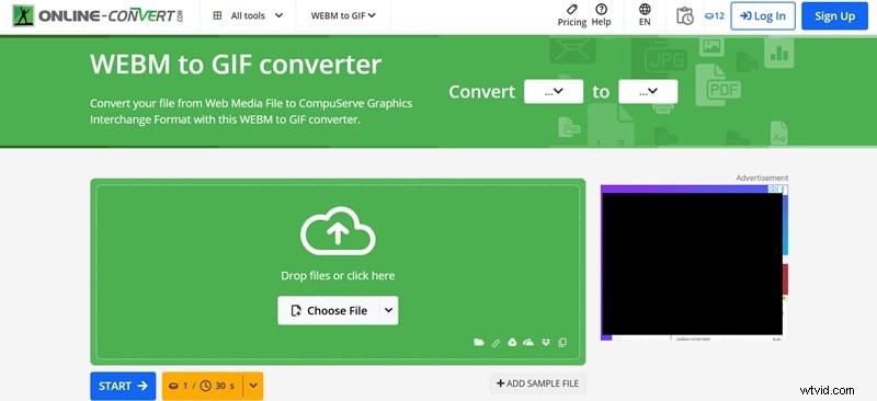 Converteer WebM naar GIF:Top 6 gratis en betrouwbare online tools 