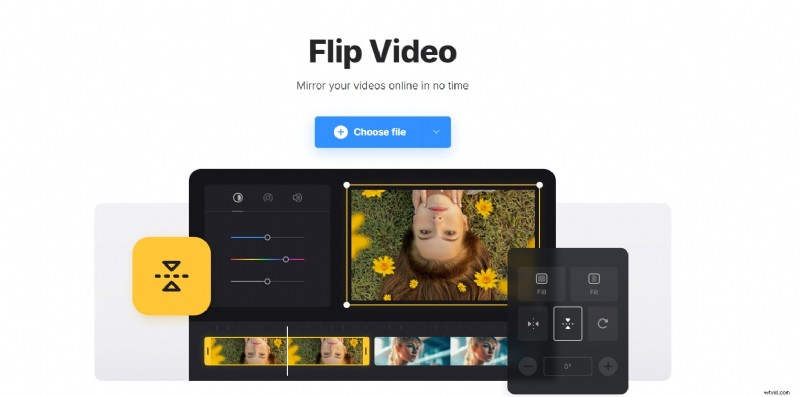 Gratis online videoflips:hulpmiddelen voor horizontale en verticale rotatie (2024) 