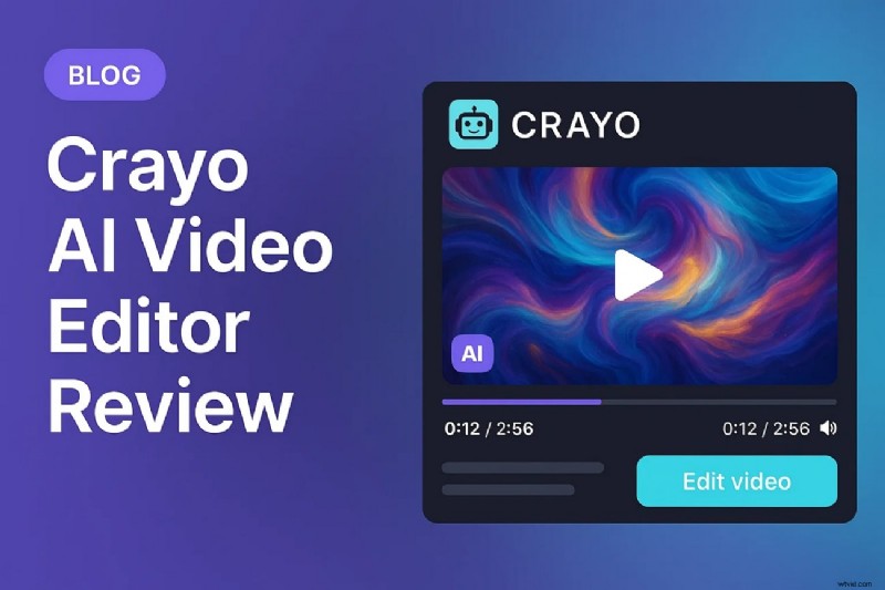 Crayo AI Video Editor Review:functies, prestaties en alternatieven 