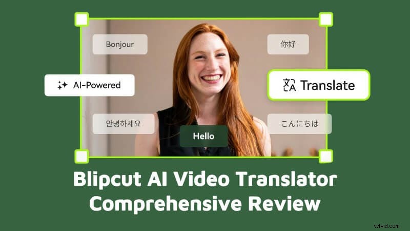 BlipCut AI Video Translator Review:functies, prestaties en alternatieven (2024) 