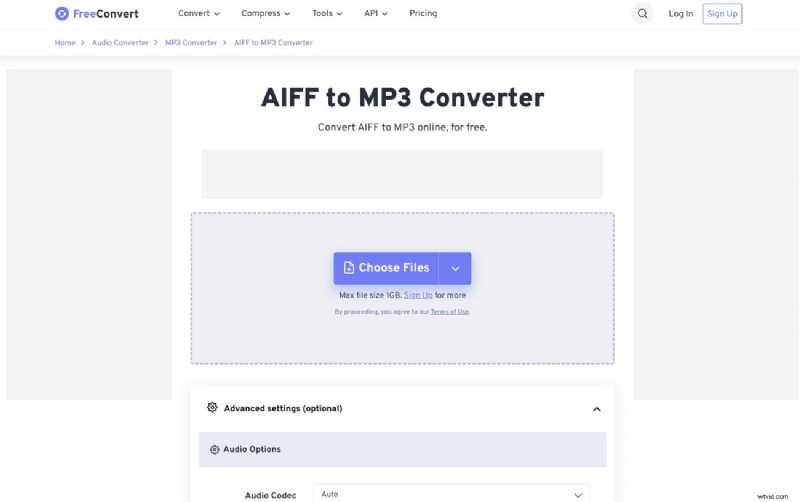 Gratis AIFF naar MP3-converter:toptools voor Windows, Mac en online (2025) 