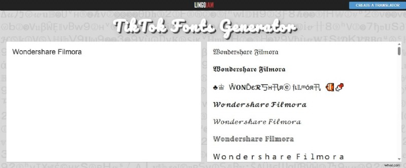 Top 10 TikTok-lettertypegeneratoren:pas uw profiel en bijschriften aan 