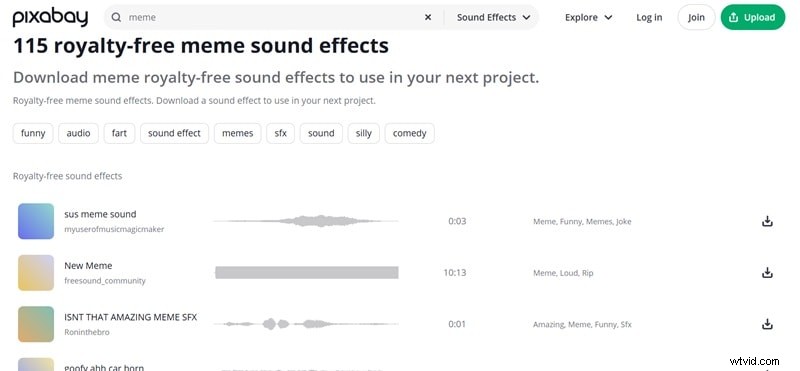 Gratis meme-geluidseffecten:downloaden en gebruiken in uw inhoud 