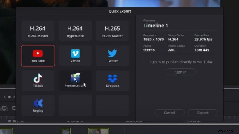 DaVinci Resolve Exportgids:professionele videoweergave en instellingen