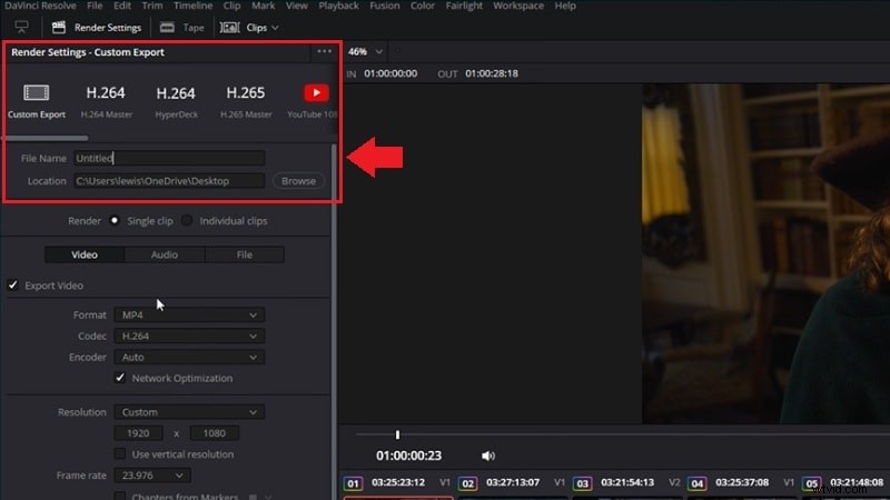 DaVinci Resolve Exportgids:professionele videoweergave en instellingen