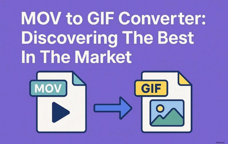Beste MOV naar GIF-converters:converteer video moeiteloos naar geanimeerde GIF s 