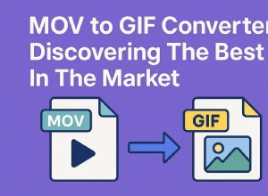 I migliori convertitori da MOV a GIF:converti video in GIF animate senza sforzo 