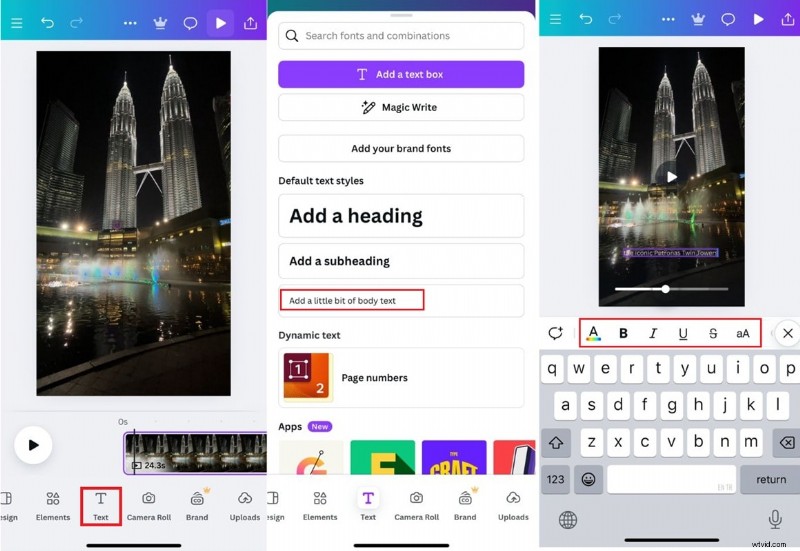 Hoe u ondertitels aan video s kunt toevoegen in Canva:een korte handleiding 