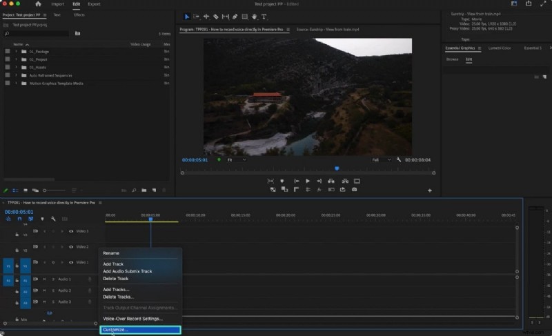 Voice-overs opnemen in Adobe Premiere Pro:een uitgebreide handleiding [2024] 