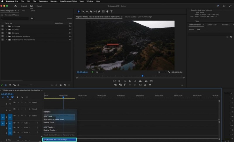 Voice-overs opnemen in Adobe Premiere Pro:een uitgebreide handleiding [2024] 