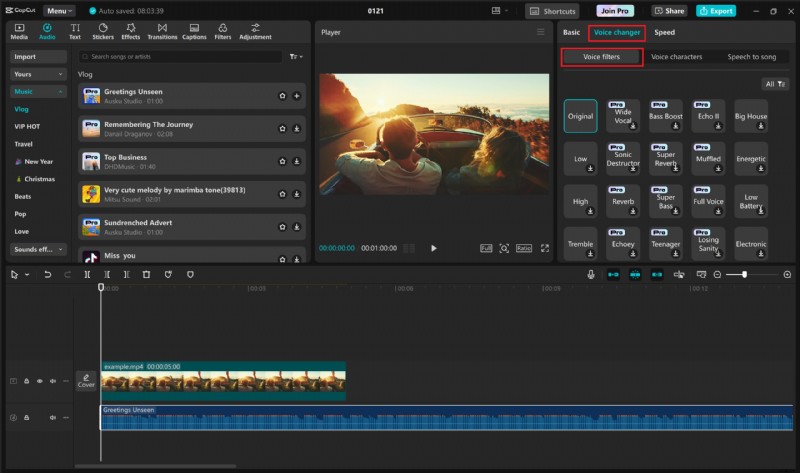 CapCut Voice Changer:voeg AI-stemmen en effecten toe in 2024 