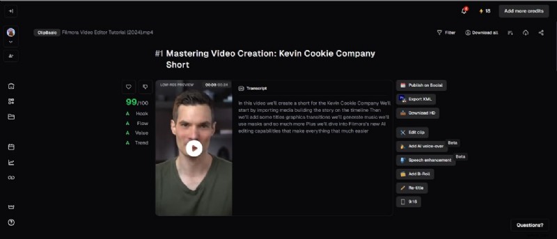 Filmora:maak boeiende Facebook-rollen - Video-editor 