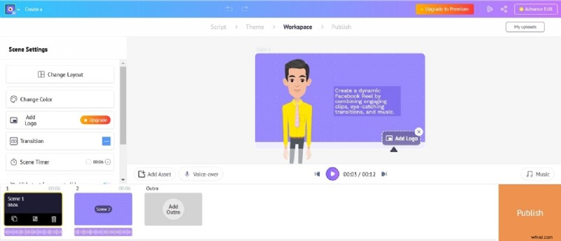 Filmora:maak boeiende Facebook-rollen - Video-editor 