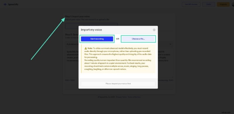 Speechify Voice Cloning:repliceer stemmen voor video en audio 