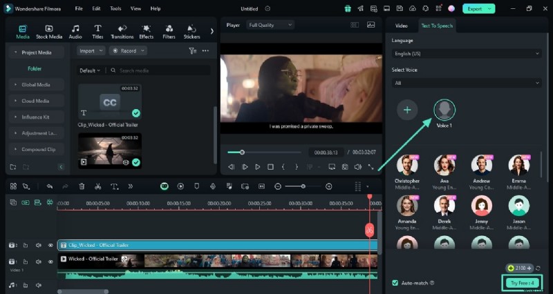 Beste stemgeneratoren voor filmtrailers:AI-stemklonen voor film 