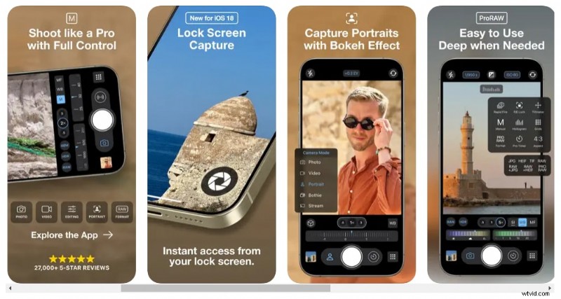 Top iPhone-camera-apps 2024:maak verbluffende foto s 