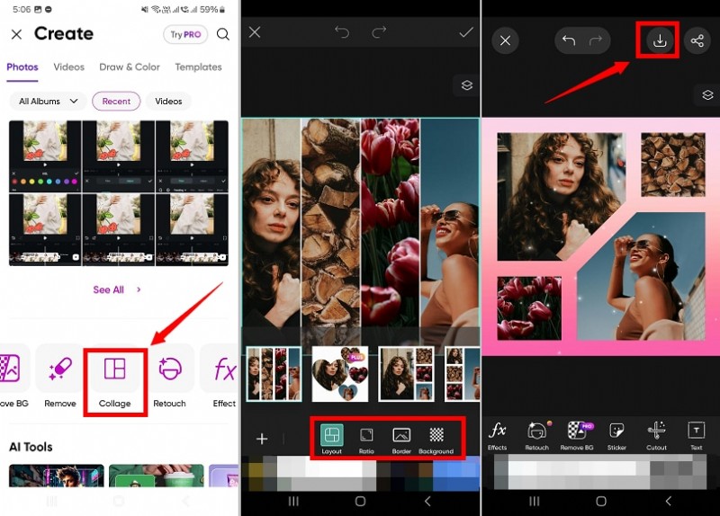 Beste Android-collage-apps 2024:maak verbluffende fotocollages 