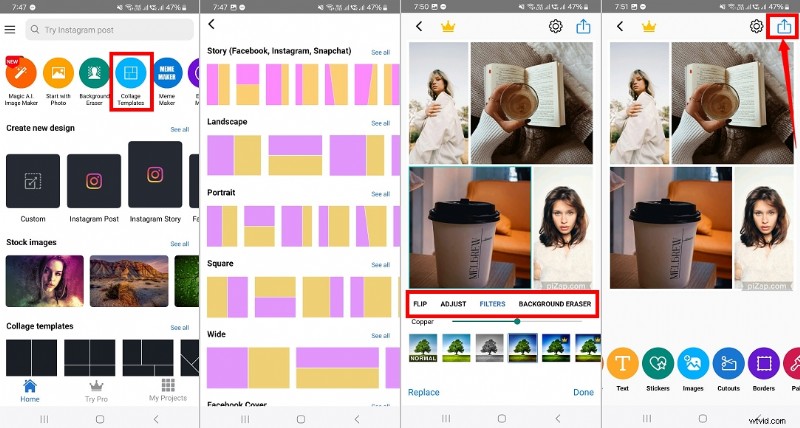 Beste Android-collage-apps 2024:maak verbluffende fotocollages 