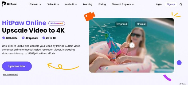 Gratis AI-video-upscalers:verbeter de videokwaliteit naar 4K online 