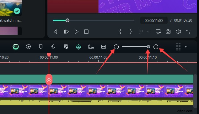 Tijdlijn beheersen Inzoomen DaVinci Resolve:een korte handleiding 