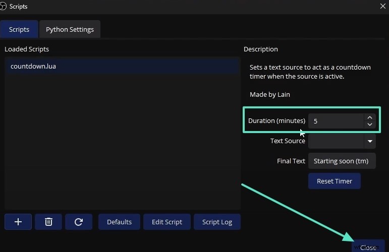 OBS Countdown Timer:een complete gids voor livestreams en opnames 