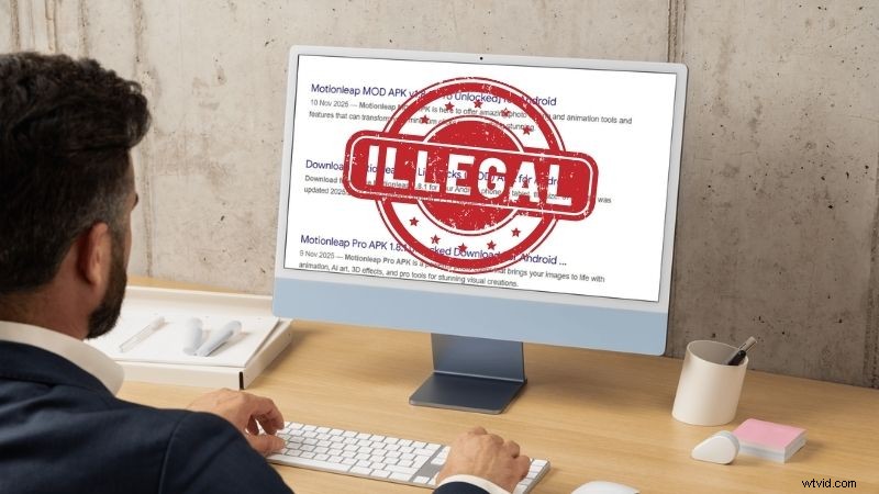 Motionleap (Pixaloop):risico s van Mod APK s en officiële alternatieven 