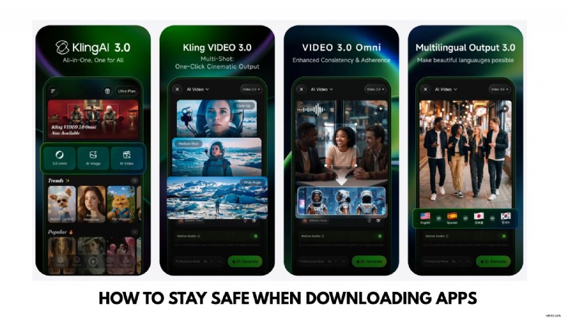 Kling AI:risico s van mod-APK s en officiële alternatieven 