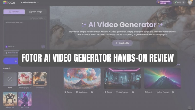 Fotor AI Video Generator Review 2026:maak boeiende video s van afbeeldingen - is het de moeite waard? 