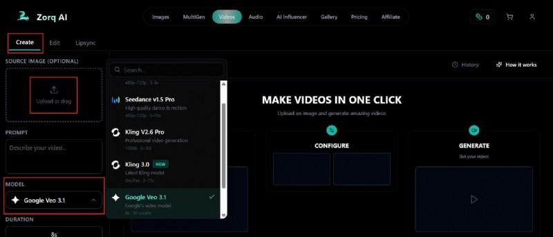 Zorq AI Review 2026:uniform AI-platform voor video- en beeldgeneratie