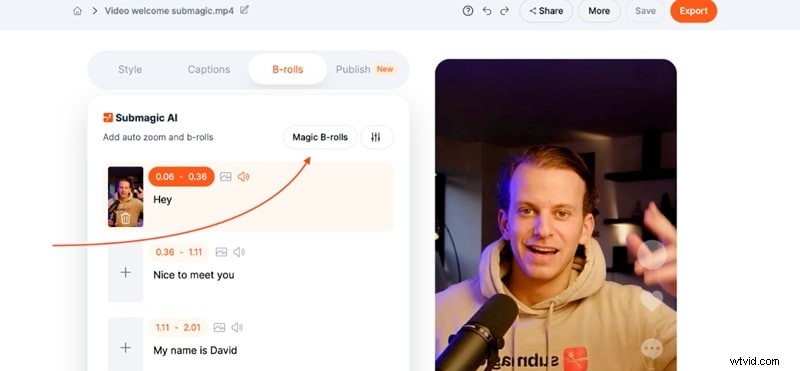 Submagic Review:AI-videobewerking voor boeiende inhoud - functies en prijzen 