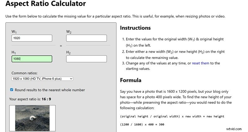 Beeldverhoudingcalculator:vind de perfecte afmetingen voor video en sociale media 