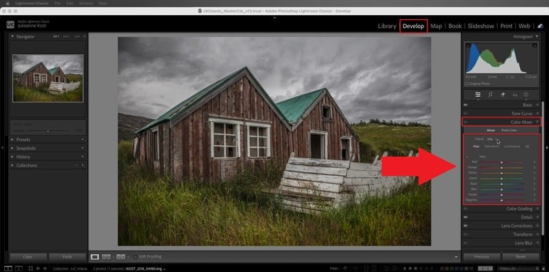 Lightroom HSL Panel:een uitgebreide gids voor kleurcorrectie (2024) 
