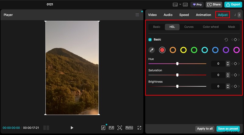 Master HSL-kleurcorrectie in CapCut:een uitgebreide gids (2026)