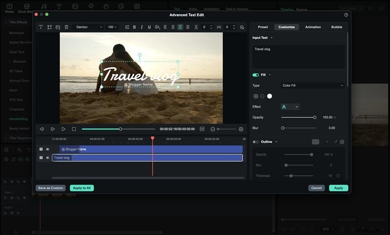 Beste videoteksteditors:tekst toevoegen aan video s (gratis en zonder watermerk) 